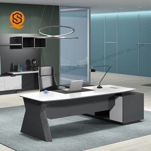 Quality Corian Solid Surface Office Furniture Modern Ceo Desk Easy To Maintain wholesale