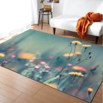 Landscape Cartoon Bedroom Floor Carpets Rug Under Dining Table Machine Washable