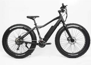 Quality 26 Inch Electric Assist Fat Bike Disc Brake 48V 500W 30 Speed Alloy Frame wholesale