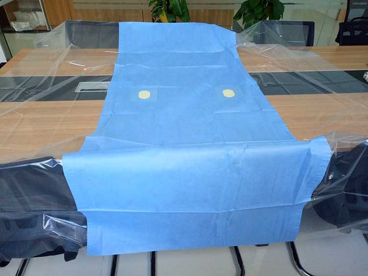 Angiography Drapes Pack with reinforced