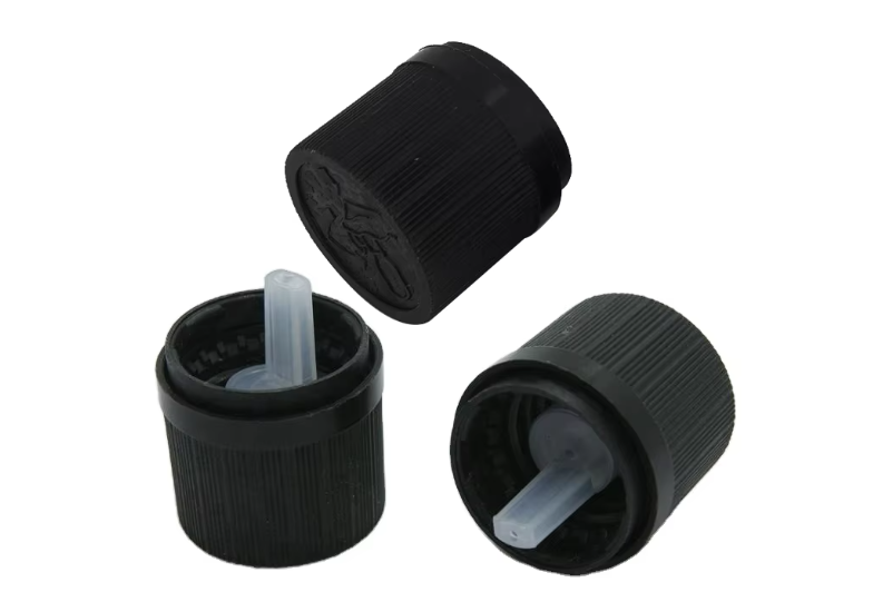 factory Child Proof Plastic Essential Oil Dropper Cap With Orifice Reducer Plug