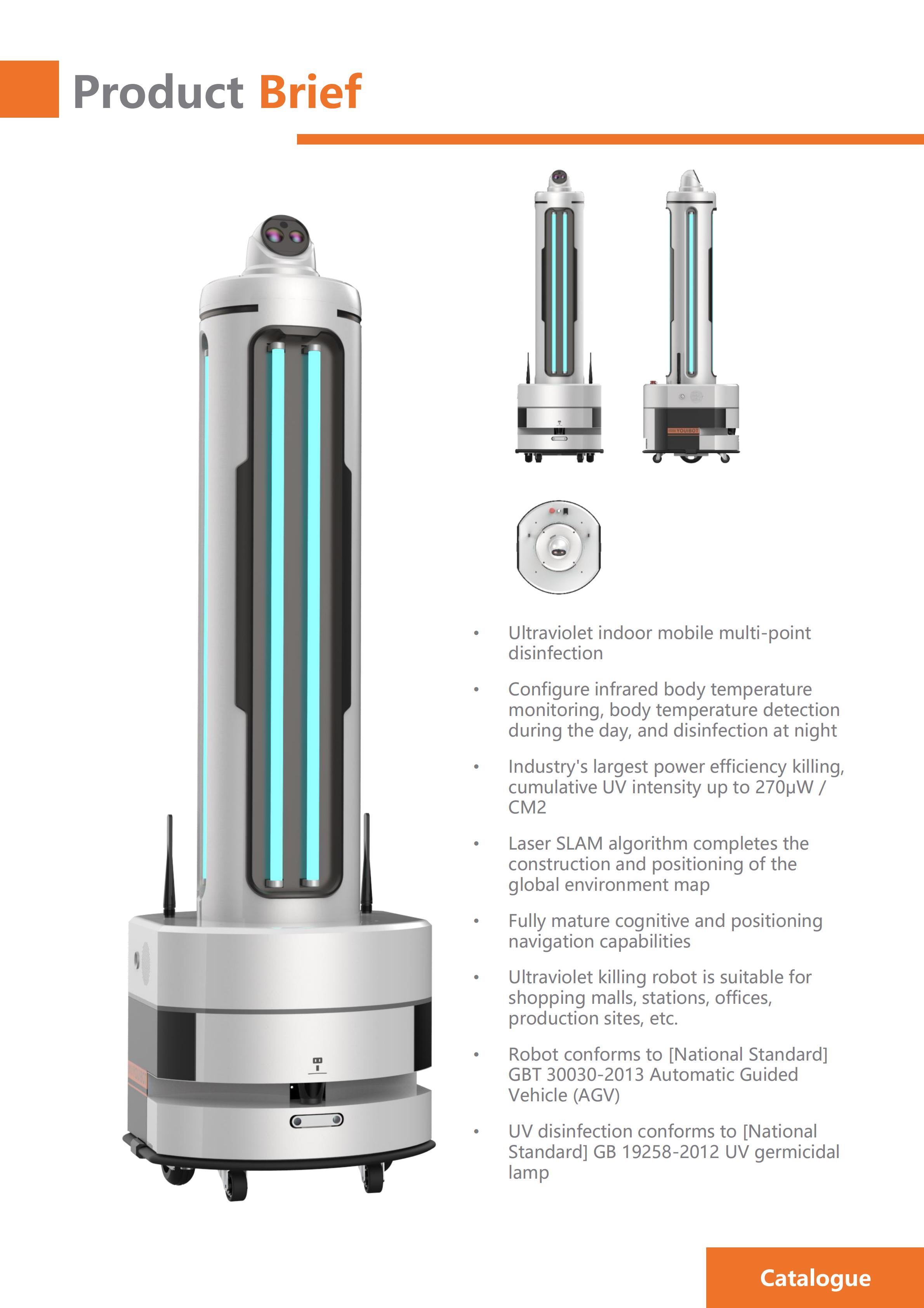 medical Sterilization Equipment Bacteria Virus Killing Robot