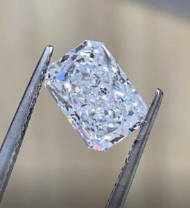 Quality 1ct Radiant Shape Lab Created White Colorless As Grown CVD Diamonds All Shapes Available IGI Certified wholesale