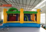 Indoor Commercial Bounce House Combo 6x5x3.5m Size Customizable Printing