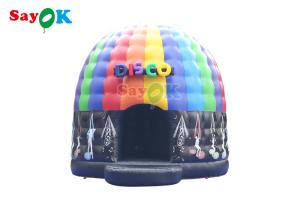 Quality 5m 16.5ft Disco Dome Inflatable Bounce House With Disco Light wholesale