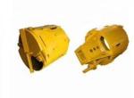 Clean Out Drilling Bucket 800-1500mm Barrel Length With Straight Guide Plate
