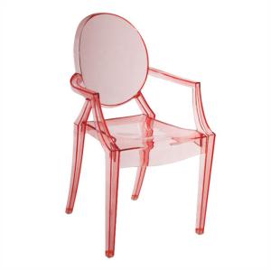 Quality Polycarbonate Children'S Armchair Pink Kids Plastic Chair With Arm wholesale