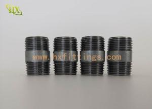 Quality Carbon steel hydraulic long nipples BSP NPT male thread galvanized steel fittings male pipe nipple wholesale