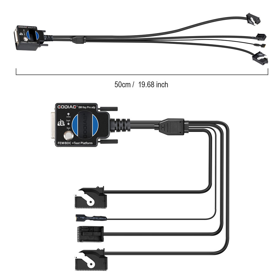 GODIAG GT100 Pro GT100+ Breakout Box with BMW CAS4 CAS4+ and FEM/BDC Test Platform