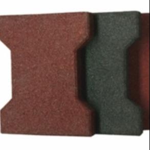 Quality Eco Friendly Dog Bone Tiles EPDM Granules Rubber Brick Pavers wholesale