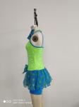 Green And Blue Show Dance Wear Pattern Performance Clothing