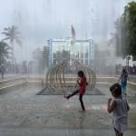 LED Light Music Fountain Stainless Steel RGB Underwater Light