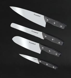 Quality Cerasteel Sharp Kitchen Knives / Elegantly Shun Santoku Knife wholesale