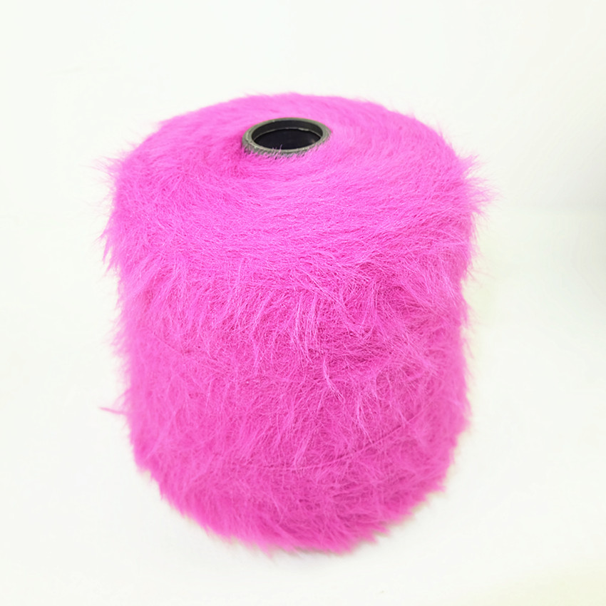Feather Ping Pong Yarn 100% Nylon Yarn For Scarf Sweater Knitting