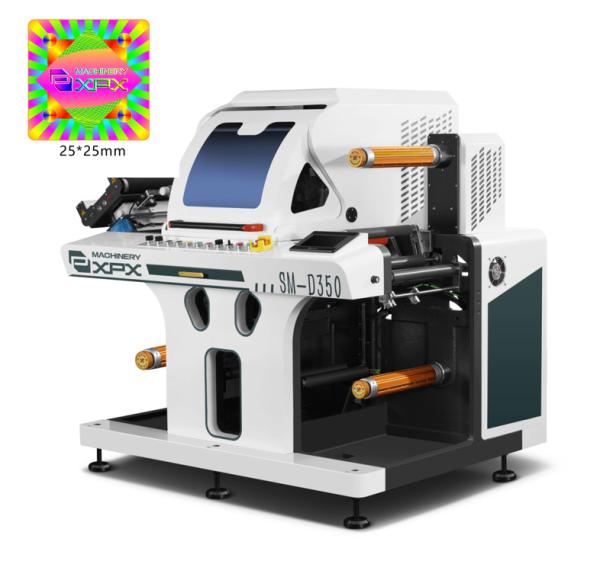 Cheap Industries Small Laser Label Die Cutting Machine 1000m Max Rewinding for sale