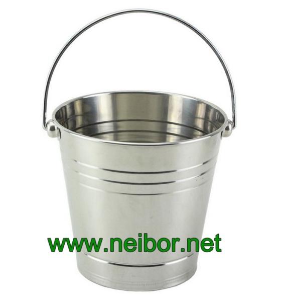 OEM order stainless steel champagne bucket 1.5L 2L 2.5L3L beer tub beverage