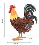 Europe Style Iron Chicken Model Garden Decoration