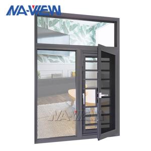 Quality Australia Residential Aluminum Double Glaze Glass Casement Glazed Windows With Mosquito Net wholesale