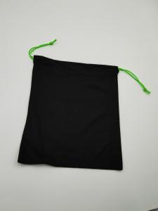 Quality Biodegradable Pure Cotton Drawstring Bag for Earphone Protection anti-dust environment protected materials wholesale