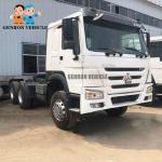 Highway Transportation Flat Top Euro3 380HP Lightweight Semi Trucks
