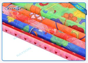 Quality Multi - Color Printing Embossed Spunbond Non Woven Fabric Anti - Bacterial For Mattress Fabric wholesale