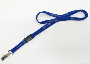 Quality Custom Logo Cotton Polyamide Silk Screen Lanyards For Exhibitions wholesale