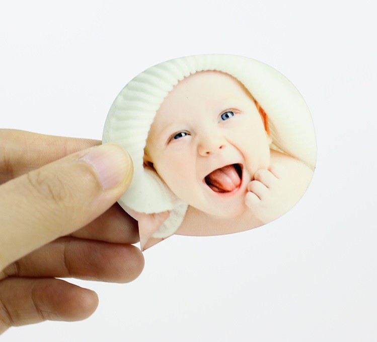 Factional 60x54mm Sublimation Blank Fridge Magnets Sticker for Kid's Gift