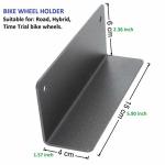 ISO9001 Rohs CE 16949 Red Hanging Up Bike Wheel Holder for One Bike in Cycle