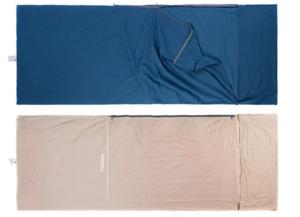 Quality Compact Cotton Sleeping Bag Liner , Lightweight Sleeping Bag Sheet Liner wholesale