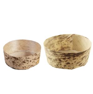 Quality Eco Friendly Tasting Disposable Dessert Cups Bamboo Leaf 2.75inch wholesale
