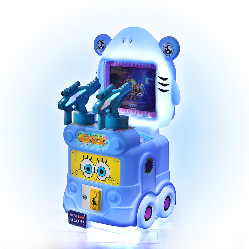 Dreamland Coin Operated Shark Baby Car Racing Video Kids Game Machine Cute Cabinet Children Arcade Game Machine