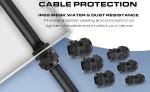 IP68 Version Watertight Non-Armoured Insulated Straight Electrical Cable Glands