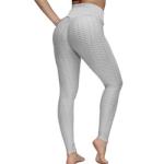 Black Polyester And Spandex Leggings Camo Lightweight Sweatwick 300g Weight