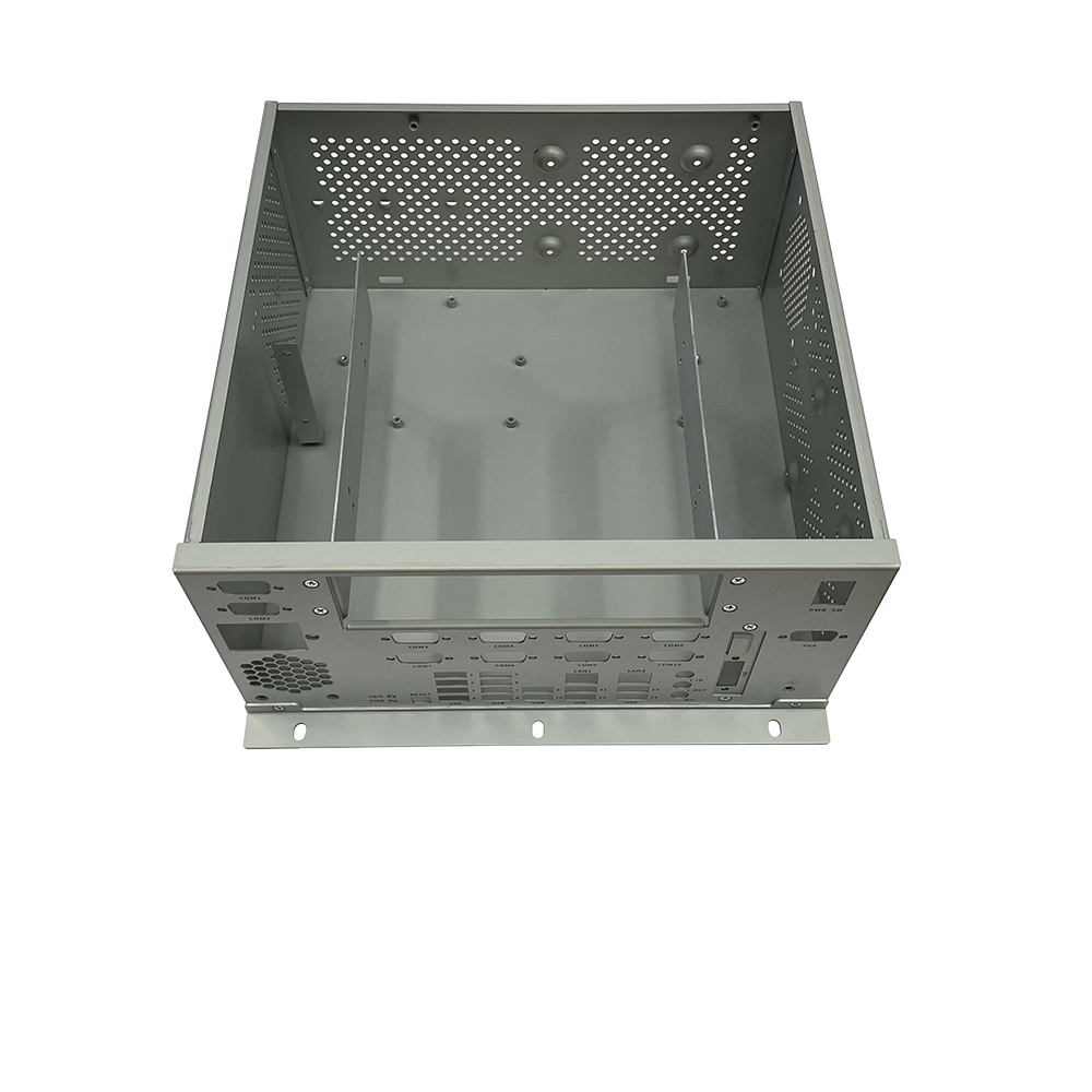 Industrial IPC Chassis Hardware Welded Aluminum Metal Shell Enclosure Chassis Cabinet 1U PC Case Project