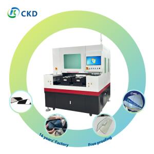 Quality HTI Control Auto Mirror Glass Cutting Machine With 3.5KW Laser wholesale