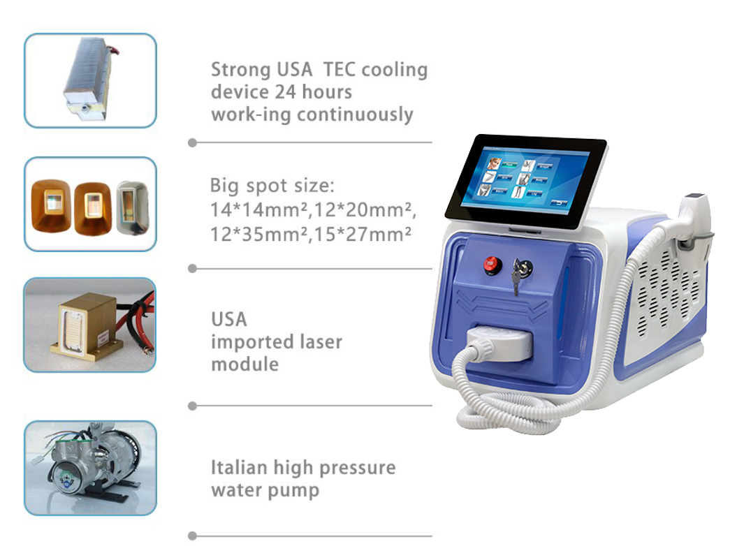 Top-rated Laser Hair Removal Machine 808 for Permanent Results Laser Beauty Equipment