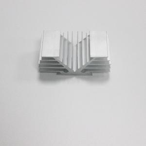 Quality Rustproof AL6063 Heatsink Extrusion Profiles , Durable Anodized Aluminum Heat Sink wholesale