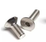 SS304 Small Hexagon Socket Self Tapping Metal Screws Countersunk Head DIN7991