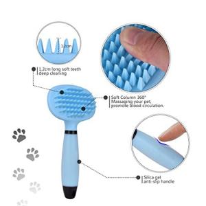 Quality Soft Silicone Rubber Pet Washing Brush Massage Brush Dog Cat Pet Bath Cleaning Brush wholesale