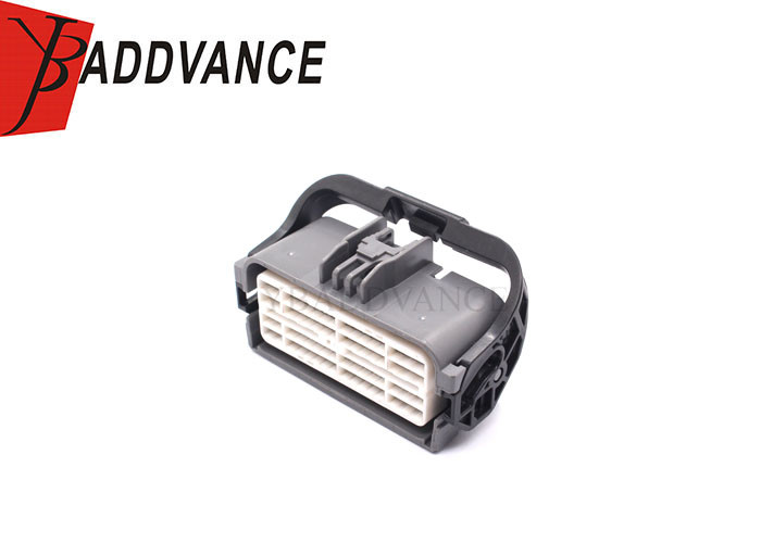 Black Female 64 Pin Automotive ECU Wire Harness Connectors Housing For Car