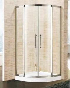 Quality Clear 4mm Tempered Glass Single Steam Shower Room ABS Tray wholesale