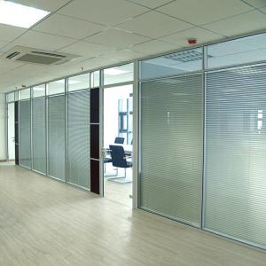 Quality Wall Curtain / Office Aluminium Glass Office Partition , Aluminum Wall Partition wholesale