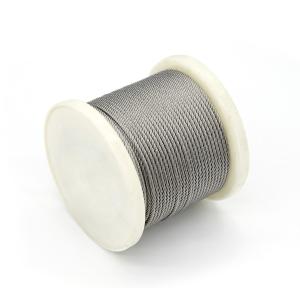 Quality Ss 316 Invisible Grill Wire Rope 7x7 0.5mm - 2mm Stainless Steel Wire Rope wholesale