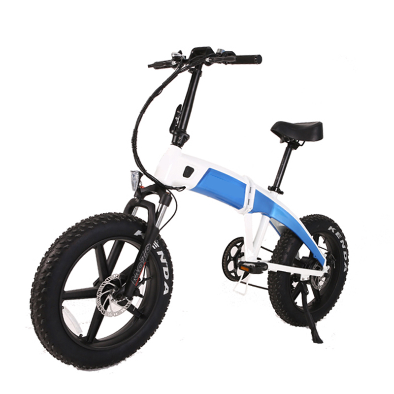 20in Electric Fat Folding Bike with 10.4 AH Battery Capacity and Aluminum Alloy Frame