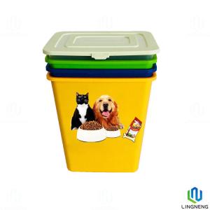 Quality Eco Friendly Plastic Pet Food Storage Container Dog Puppy Storage Bin wholesale