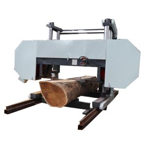 Quality MJ2500 Large Scale Horizontal Bandsaw Machine Log Cutting Band Sawmill For Sale wholesale
