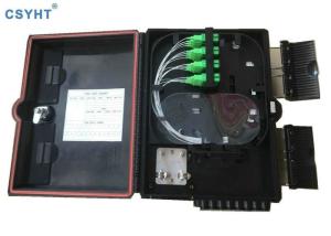 Quality Rainfall Resistant 16FO Ftth Terminal Box 8 LC Fiber Optic Enclosures wholesale