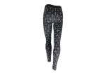 Women Flat Knit Seamless Patterned Yoga Pants 65% Polyester 5% Spandex