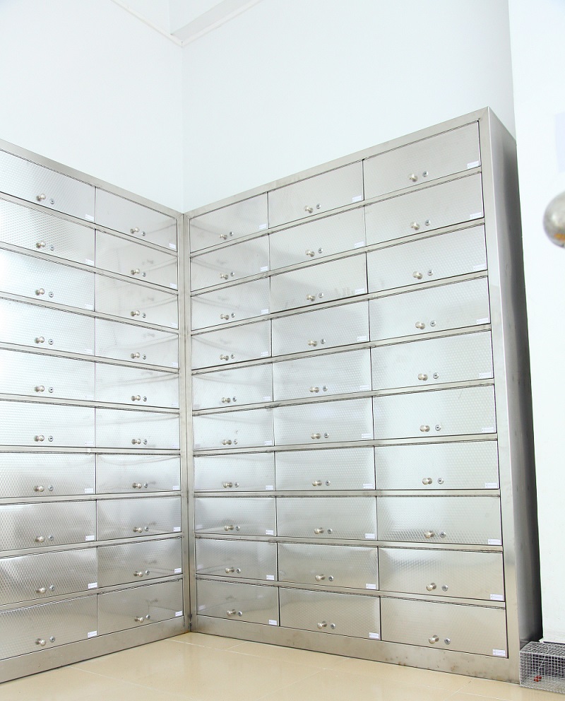 SUS304 Stainless Steel Medical Cabinet Hospital Cabinet Polished Anti Water
