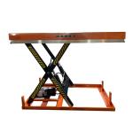 1000kg Single Electric Stationary Scissor Lift Tables Max Height 1300mm